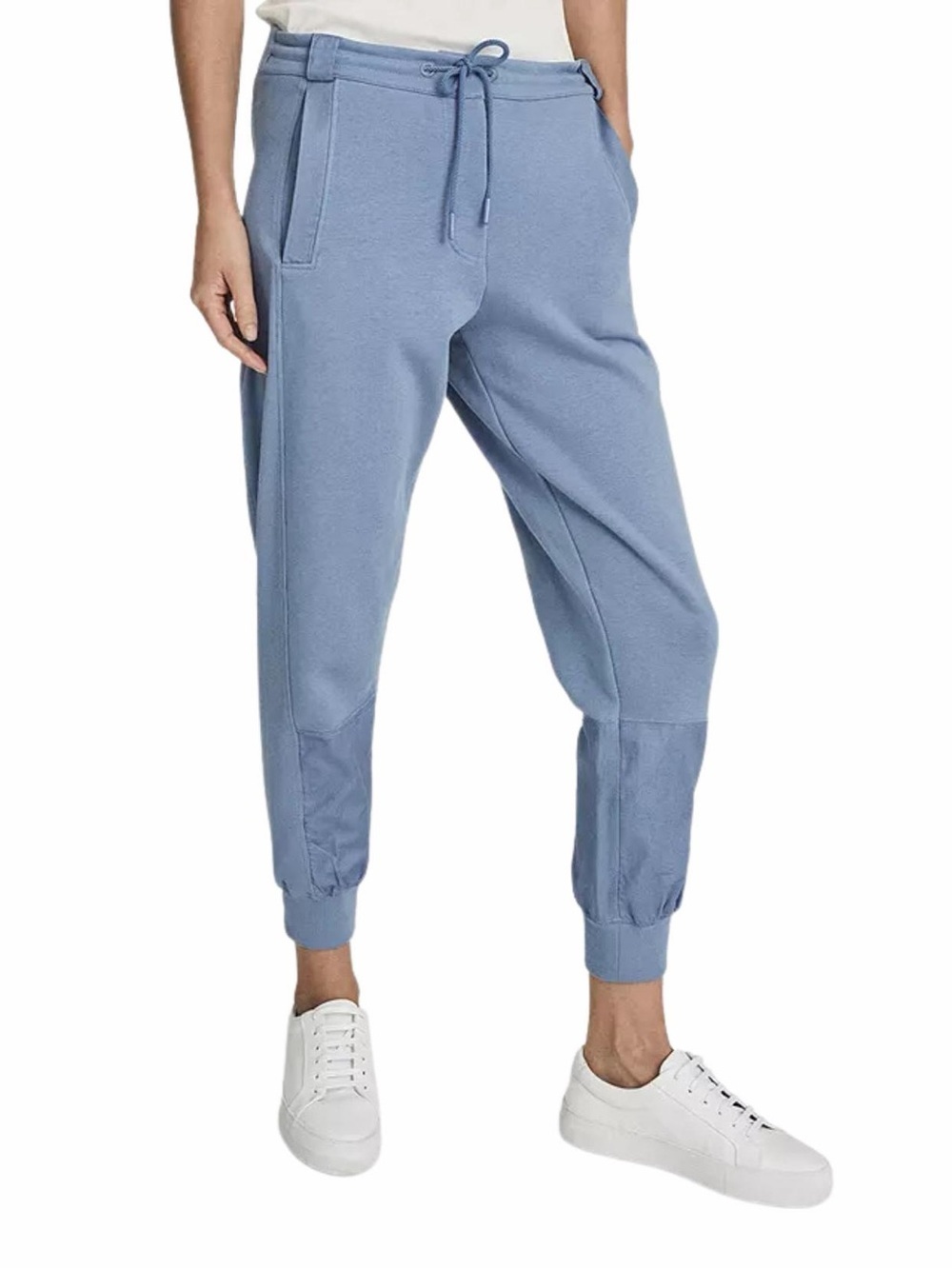 Reiss Blue Shannon Paneled Joggers XS